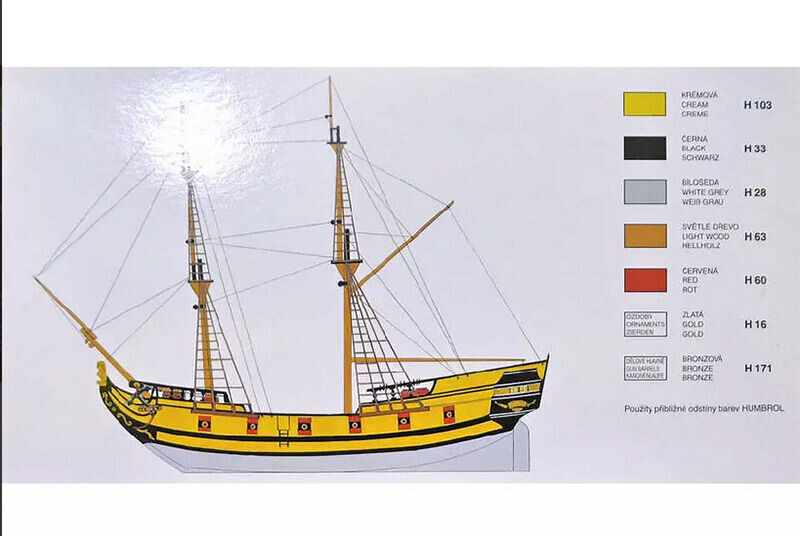  Směr Black Falcon Pirátská loď 1:120